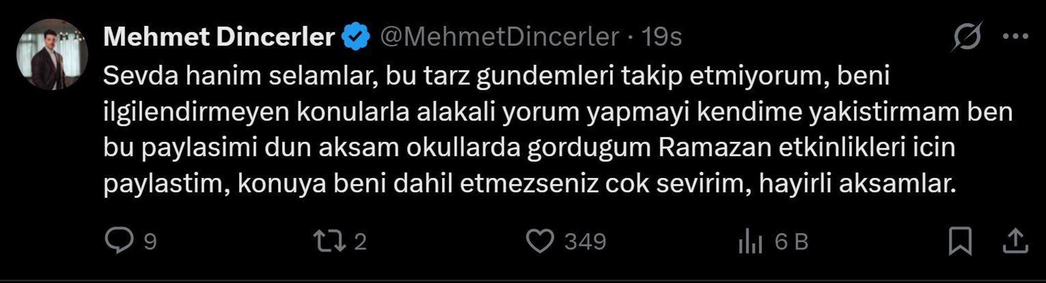 UNICEF KRİZİNİN YANKILARI SÜRÜYOR Sevda Türküsev Hadisenin önceki eşinden enteresan ileti dedi, Mehmet Dinçerler noktayı koydu