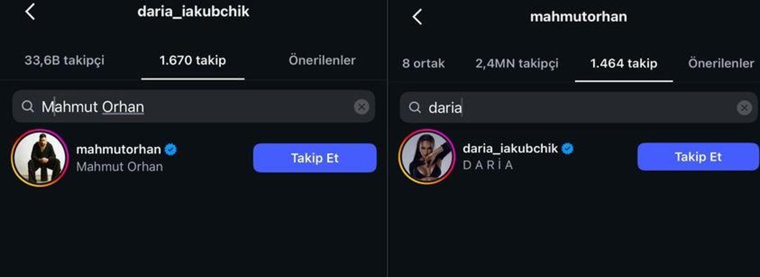 DJ Mahmut Orhan ile Daria Iakubchik sevgi mı yaşıyor İddiaları kuvvetlendiren detay