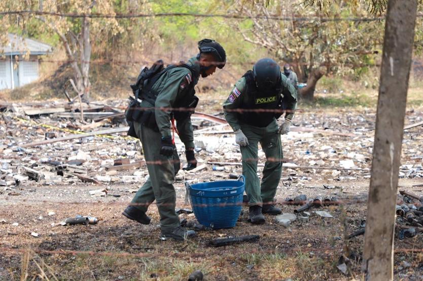 Tayland’da mühimmat deposunda patlama
