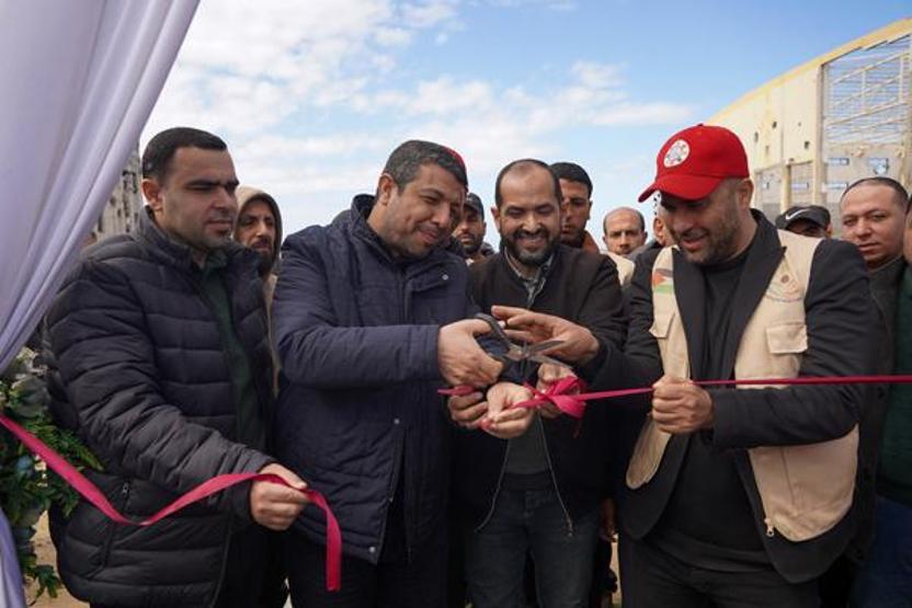 Gazzeden Yıldız Tilbeye teşekkür 2. çadır kenti açıldı