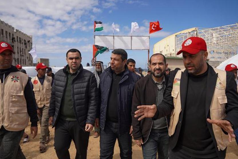 Gazzeden Yıldız Tilbeye teşekkür 2. çadır kenti açıldı