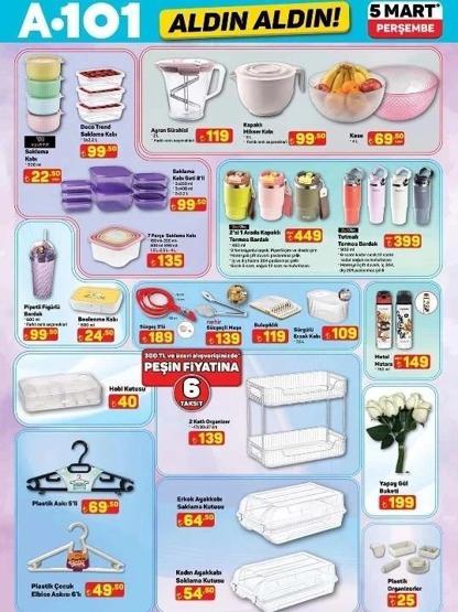 A101 5 MART ALDIN ALDIN AFİŞİ TAMAMI: A101de bu hafta neler var Midi fırın, overlok makinesi, aynalı makyaj masası A101de...