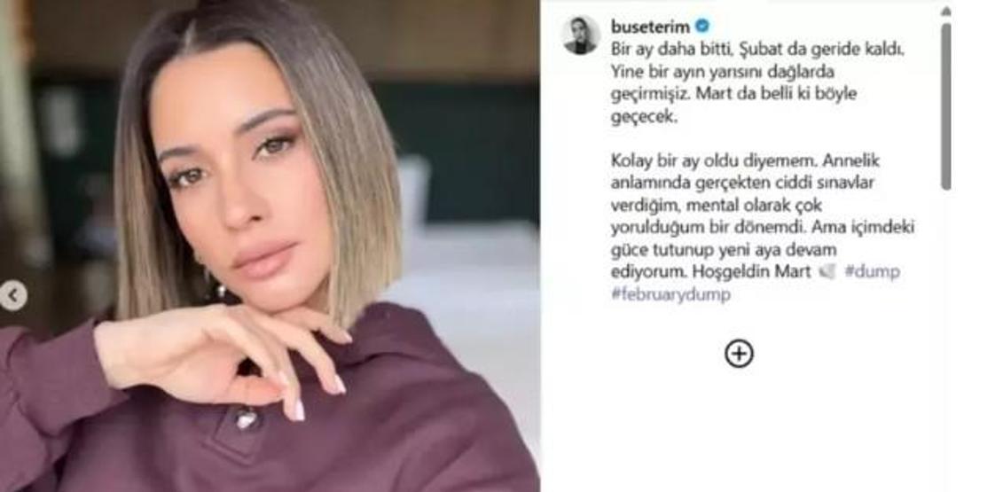 Buse Terim’den samimi itiraf: “Annelikte ciddi sınavlar verdim”