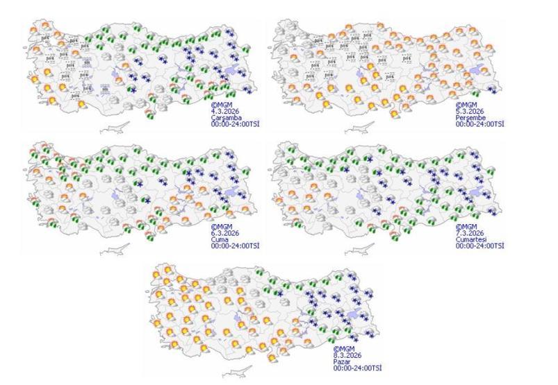 Dikkat Meteoroloji uyardı: Hafta boyu sürecek, kuvvetli olacak