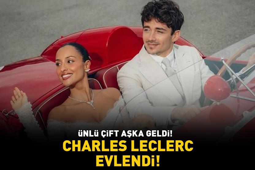 Sosyal medyada aşka geldi Formula 1 pilotu Charles Leclerc ile Alexandra Saint Mleux evlendi