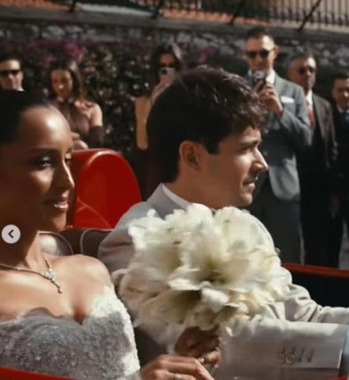 Sosyal medyada aşka geldi Formula 1 pilotu Charles Leclerc ile Alexandra Saint Mleux evlendi