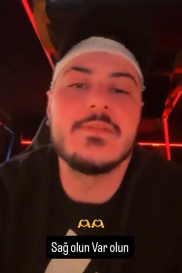 SEMİCENK NAZARA GELDİ Korkutan kaza Ünlü rapçinin kafasına 7 dikiş atıldı