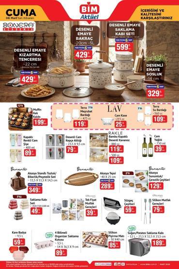 6 MART BİM AKTÜEL KATALOĞU 2026: BİM Cuma aktüel ürünler neler 8 bölmeli çok amaçlı dolap bugün satışta