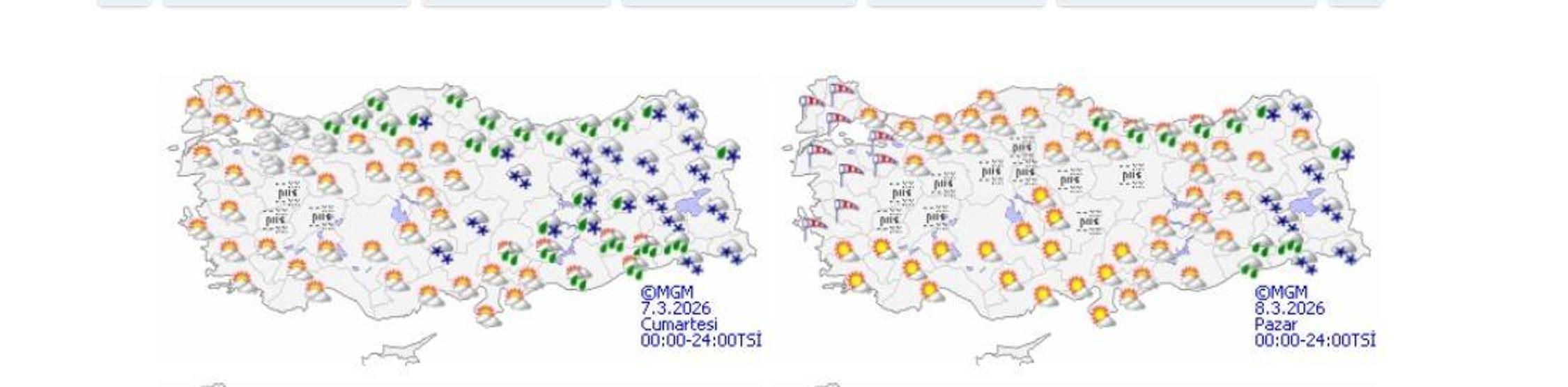 Hafta sonu plan yapanlar dikkat Meteoroloji tek tek uyardı: Dondurucu soğuk, kar, sağanak...