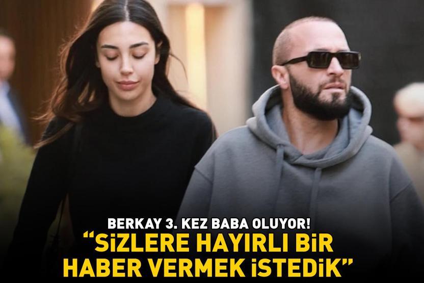 Şarkıcı Berkay 3. kez baba oluyor Sizlere hayırlı bir haber vermek istedik