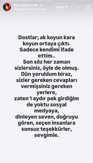 Burcu Güneşten gözdağı Aralarında kimler yok ki: Demet Akalın, Ebru Gündeş, İrem Derici, Seda Sayan... SİZ HEPİNİZ, BEN TEK