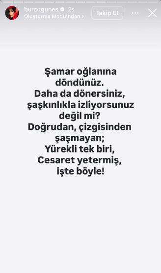 Burcu Güneşten gözdağı Aralarında kimler yok ki: Demet Akalın, Ebru Gündeş, İrem Derici, Seda Sayan... SİZ HEPİNİZ, BEN TEK