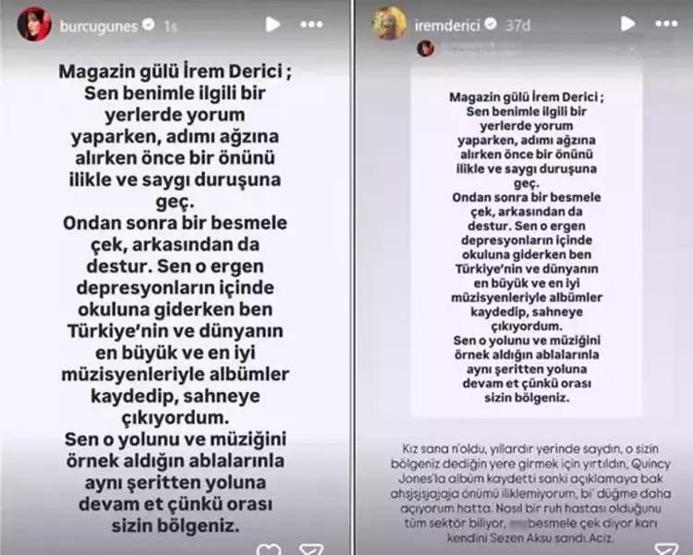 Burcu Güneş Durmuyor Demet Akalın, İrem Derici ve Ece Seçkinden Sonra Şimdi de Cezaya Yüklendi: Koynumuzda Yılan Beslemişiz