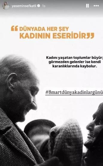 Ünlü isimlerden 8 Mart Dünya Kadınlar Günü Paylaşımı