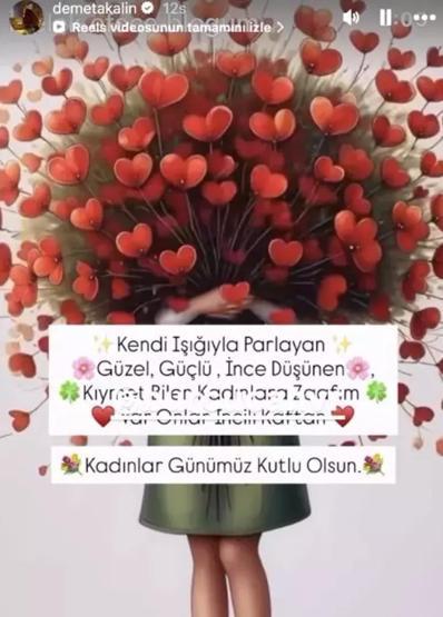Ünlü isimlerden 8 Mart Dünya Kadınlar Günü Paylaşımı