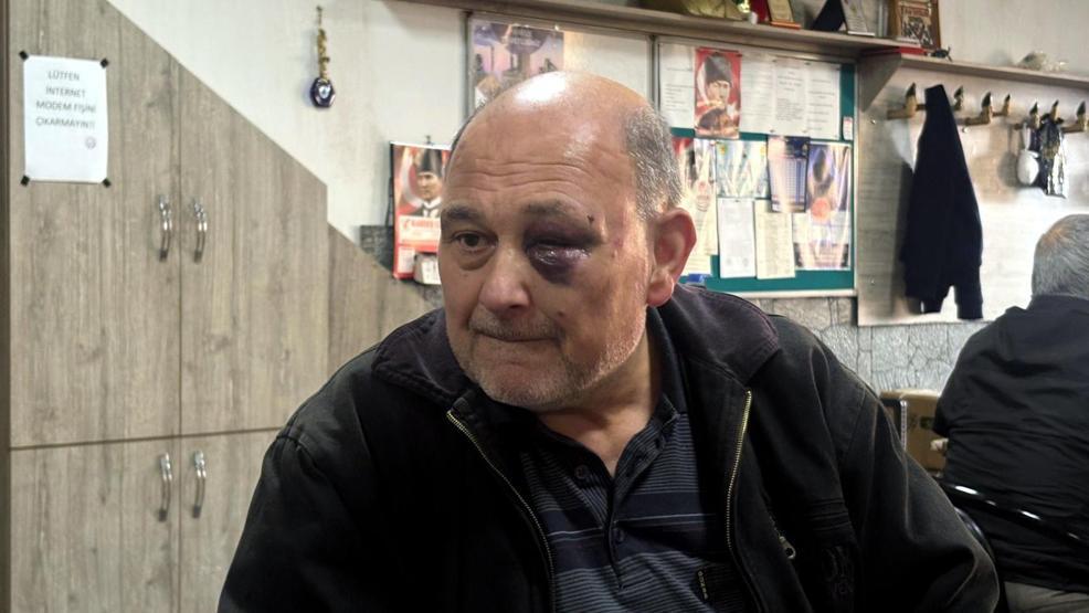 Çorlu’da sokak ortasında dehşet 3 çocuk yaşlı adamı darp etti