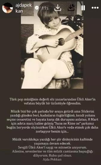 Pop müziğin efsane ismi söz yazarı Ülkü Aker hayatını kaybetti