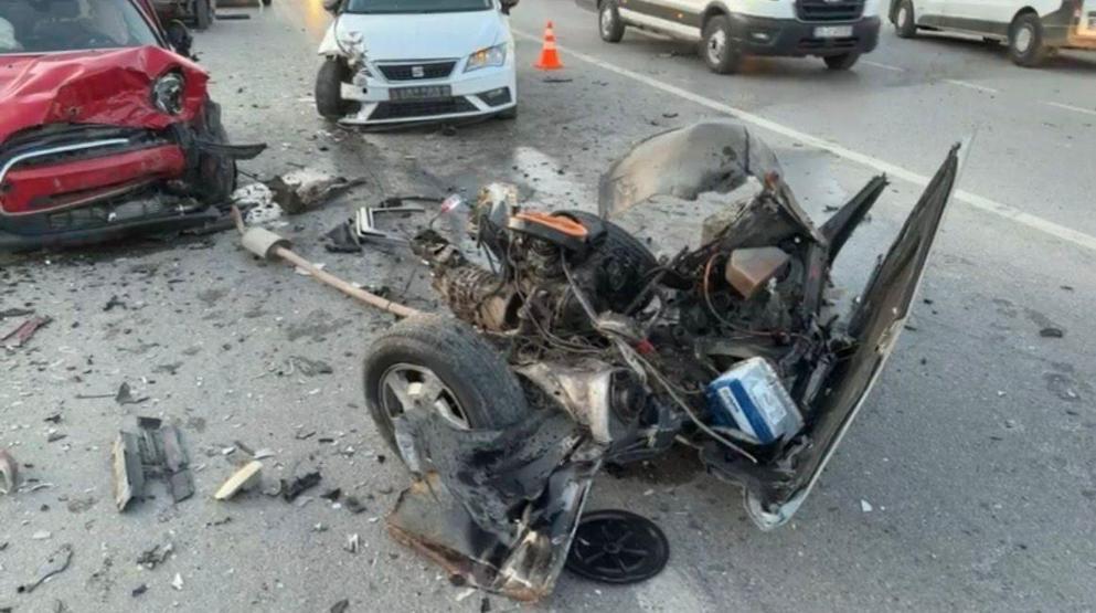 İzmirde korkunç kaza Faciadan dönüldü