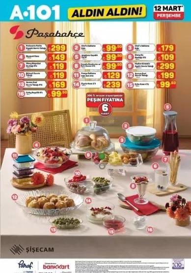 A101 12 MART PERŞEMBE AKTÜEL ÜRÜNLER KATALOĞU: A101de gelecek hafta neler var