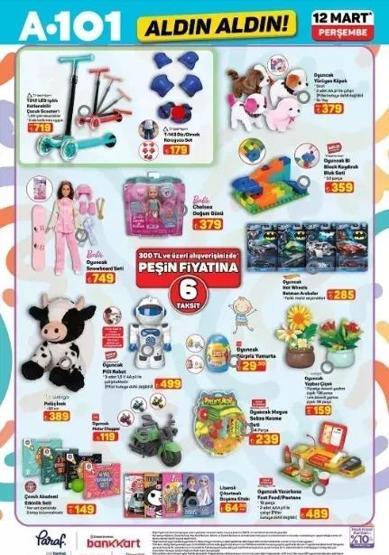 A101 12 MART PERŞEMBE AKTÜEL ÜRÜNLER KATALOĞU: A101de gelecek hafta neler var
