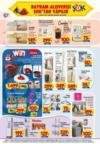 ŞOK AKTÜEL 11 MART: ŞOK Market Aktüel Kataloğunda Bu Hafta Neler Var Ramazan Bayramı İndirimi Var Mı İşte Şok Aktüel 11 Mart Çarşamba Kataloğu