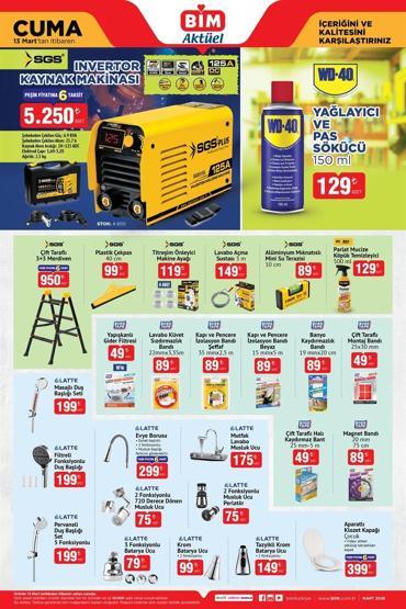 BİM 13 MART AKTÜEL KATALOĞU: BİM Cuma İndirimli Aktüel Ürünler Neler Cep Telefonu, Sürahi Blender, Tanklı Yazıcı, Dijital Çay Makinesi, Mantar Masa Lambası Yarın Satışta...