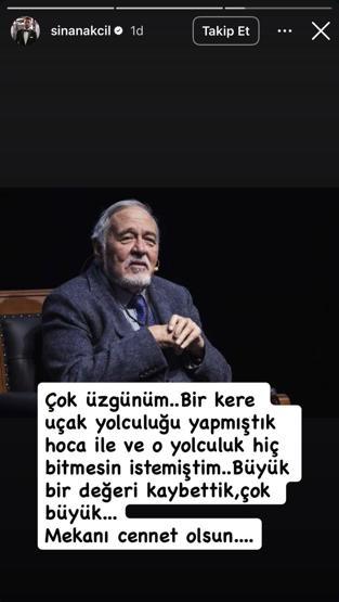 Ünlü isimlerden İlber Ortaylıya veda Aralarında kimler yok ki: Gülben Ergen, Demet Akalın, Sinan Akçıl... NUR İÇİNDE YATSIN