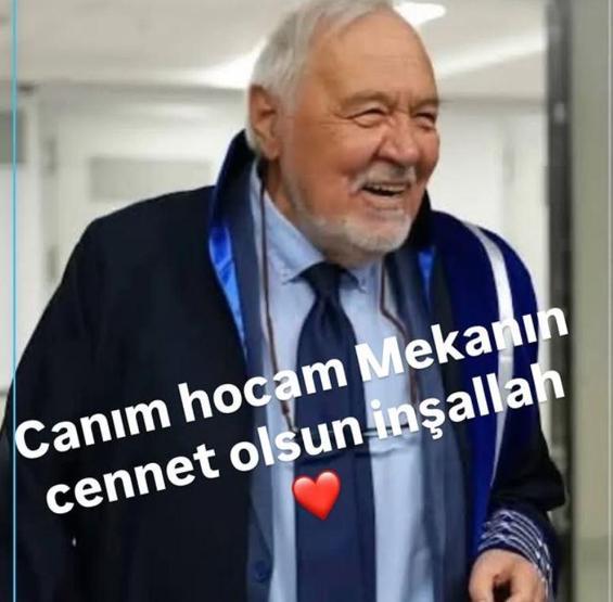 Ünlü isimlerden İlber Ortaylıya veda Aralarında kimler yok ki: Gülben Ergen, Demet Akalın, Sinan Akçıl... NUR İÇİNDE YATSIN