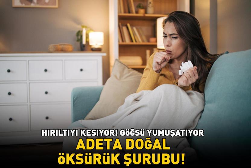 ADETA DOĞAL ÖKSÜRÜK ŞURUBU Grip ya da nezle olanlar dikkat Balgam ve hırıltıyı bıçak gibi kesiyor, göğsü yumuşatıyor
