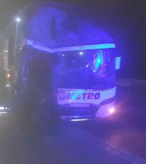 Amasyada yolcu otobüsü TIRa çarptı; 11 yaralı