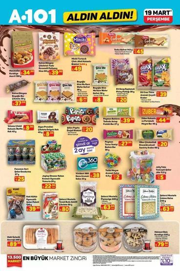 A101 14–20 Mart Aktüel Kataloğu Yayınlandı A101 Haftanın Yıldızları ve 19 Mart Arefe Günü İndirimleri: Ramazan Bayramı Haftası Hangi Ürünler İndirimde