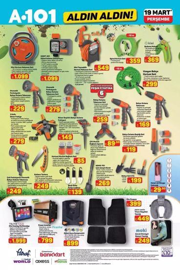 A101 14–20 Mart Aktüel Kataloğu Yayınlandı A101 Haftanın Yıldızları ve 19 Mart Arefe Günü İndirimleri: Ramazan Bayramı Haftası Hangi Ürünler İndirimde