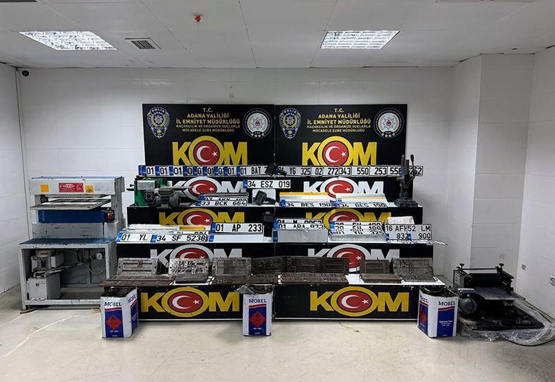 Sahte plaka çetesi çökertildi: 4 tutuklama