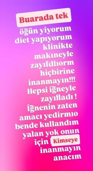 Demet Akalının zayıflama sırrı Ünlü isimleri hedef aldı: Kimseye inanmayın