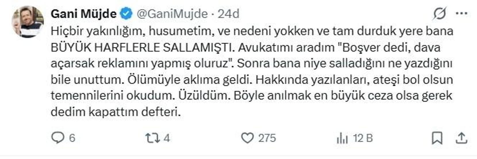 Erol Köse bugün son yolculuğuna uğurlanıyor: Ölümünün ardından dikkat çeken detaylar ve çarpıcı açıklamalar
