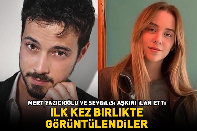 İLK KEZ BİRLİKTE GÖRÜNTÜLENDİLER Mert Yazıcıoğlu, Gülseren Budayıcıoğlunun torunu Zeynep Artukmac ile aşkını ilan etti