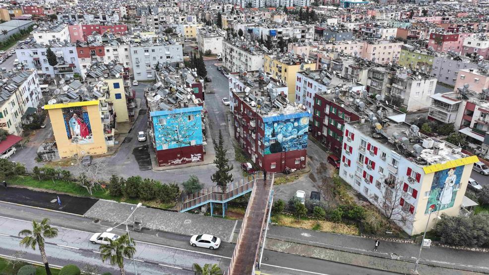 Toroslar’da açık hava müzesi Binalar sanatla yeniden doğdu