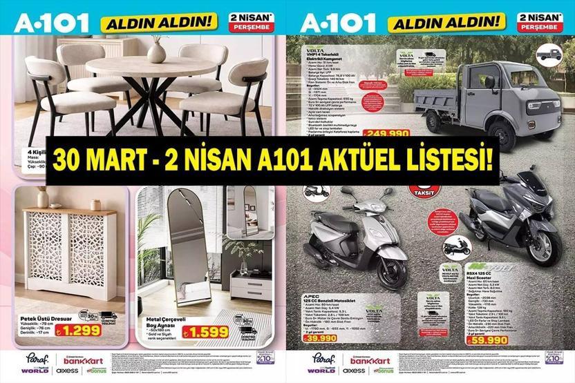 A101 2 Nisan 2026 Kataloğu Yayımlandı Bu Haftanın A101 İndirimli Ürünler Listesi Açıklandı TV’den Blender’a Onlarca Ürün Raflarda
