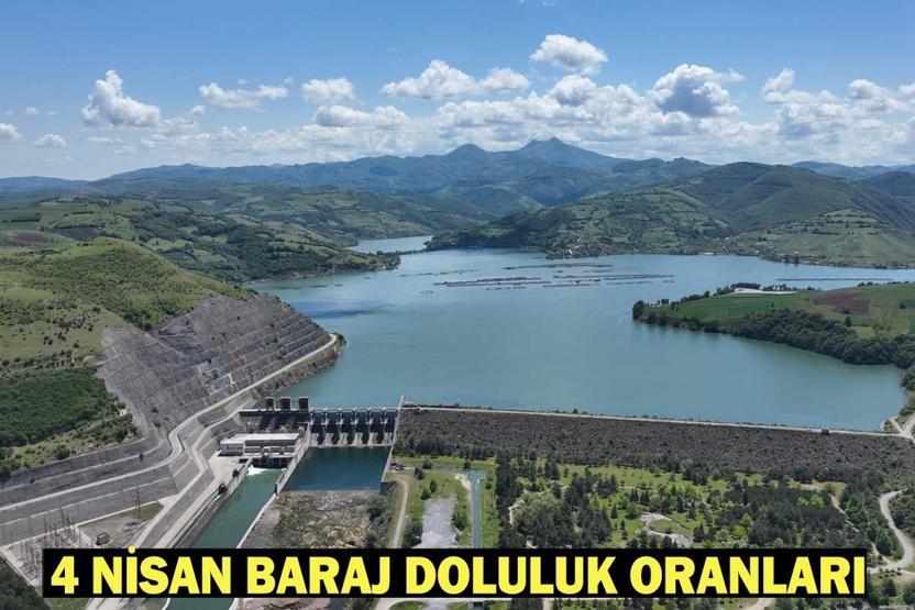 BARAJ DOLULUK ORANLARI GÜNCEL 4 NİSAN: İstanbul, Ankara, İzmir, Bursa barajlarında son durum ne Ömerli, Tahtalı, Akyar barajı doluluk oranları
