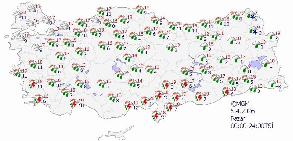 Dikkat Meteorolojiden uyarı üstüne uyarı: Kuvvetli geliyor Sağanak, fırtına, toz taşınımı