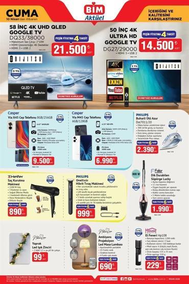 BİM 10 NİSAN 2026 KATALOĞU: BİMde 10 Nisanda neler var BİMde bu hafta neler var