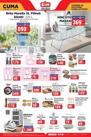 BİM 10 NİSAN 2026 KATALOĞU: BİMde 10 Nisanda neler var BİMde bu hafta neler var