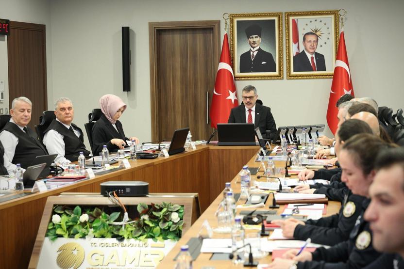İçişleri Bakanı Çiftçiden valilerle güvenlik toplantısı