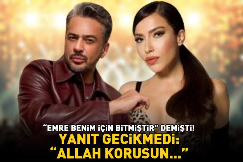 Demet Akalın polemiği ortalığı karıştırmıştı Burcu Güneşin Emre Altuğ benim için bitmiştir sözlerine olay yanıt: ‘Allah korusun…’