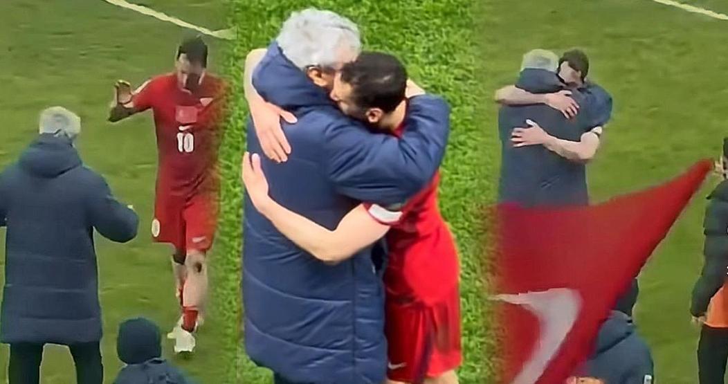 Hakan Çalhanoğlundan Lucescuya son veda O anlar yeniden gündem oldu...