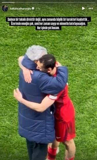 Hakan Çalhanoğlundan Lucescuya son veda O anlar yeniden gündem oldu...