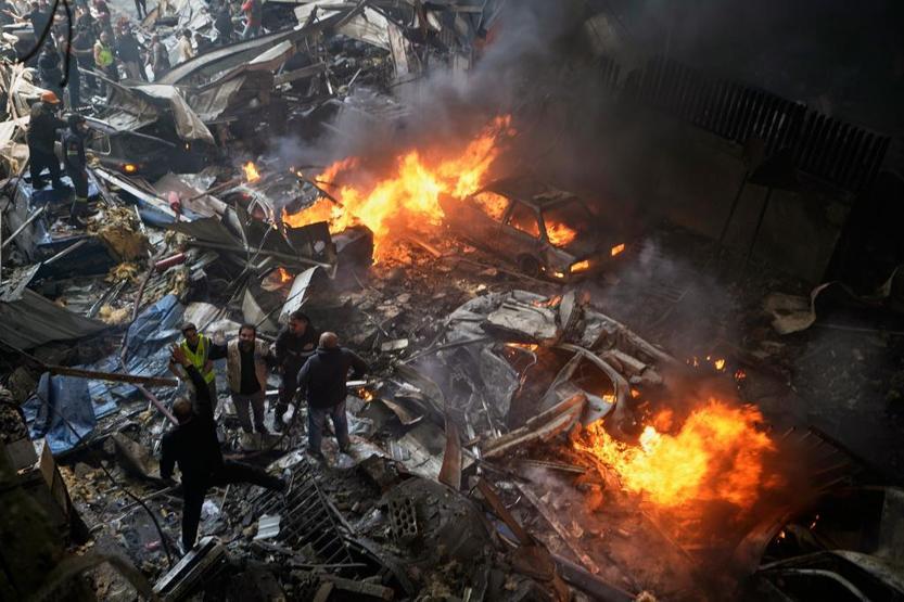 İsrail’den Lübnana yoğun bombardıman 10 dakikada 100 noktaya saldırı... Sivil katliamı: Onlarca ölü, yüzlerce yaralı var...