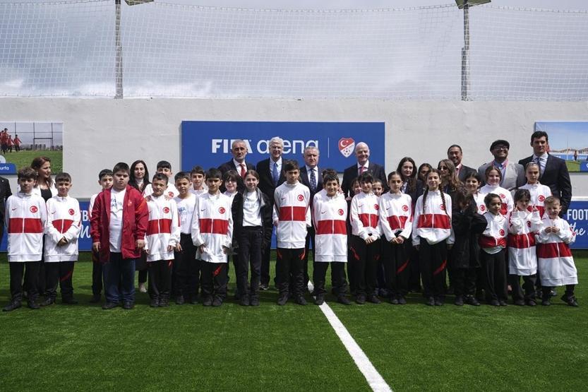 Infantino, FIFA Arena projesinin Türkiye etabının resmi açılışına katıldı