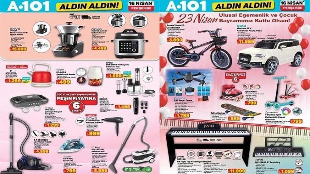 16 NİSAN A101 KATALOĞU: Bu Hafta Hangi Ürünler Var İşte A101 11-17 Nisan Aktüel Kataloğu
