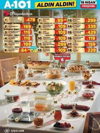 16 NİSAN A101 KATALOĞU: Bu Hafta Hangi Ürünler Var İşte A101 11-17 Nisan Aktüel Kataloğu